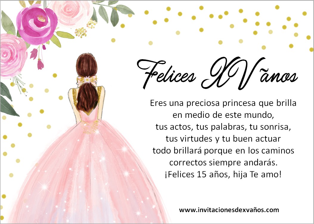 ▷ Las 7 mejores Felicitaciones de cumpleaños a tu hija en sus 15 años ?